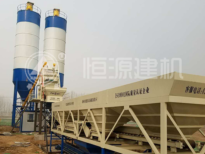 建個(gè)小型攪拌站50多少錢? hzs50混凝土攪拌站價(jià)格是多？