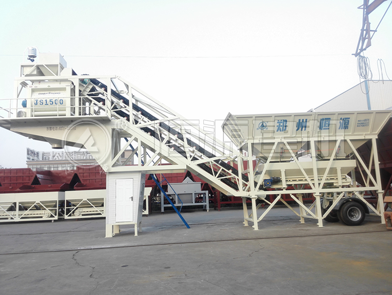 恒源建機(jī)YHZS75型移動(dòng)式攪拌站 匠心智造 大有可為！